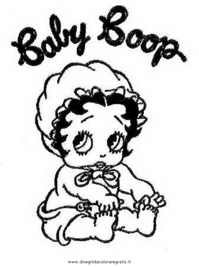 baby betty boop coloring pages - photo #26