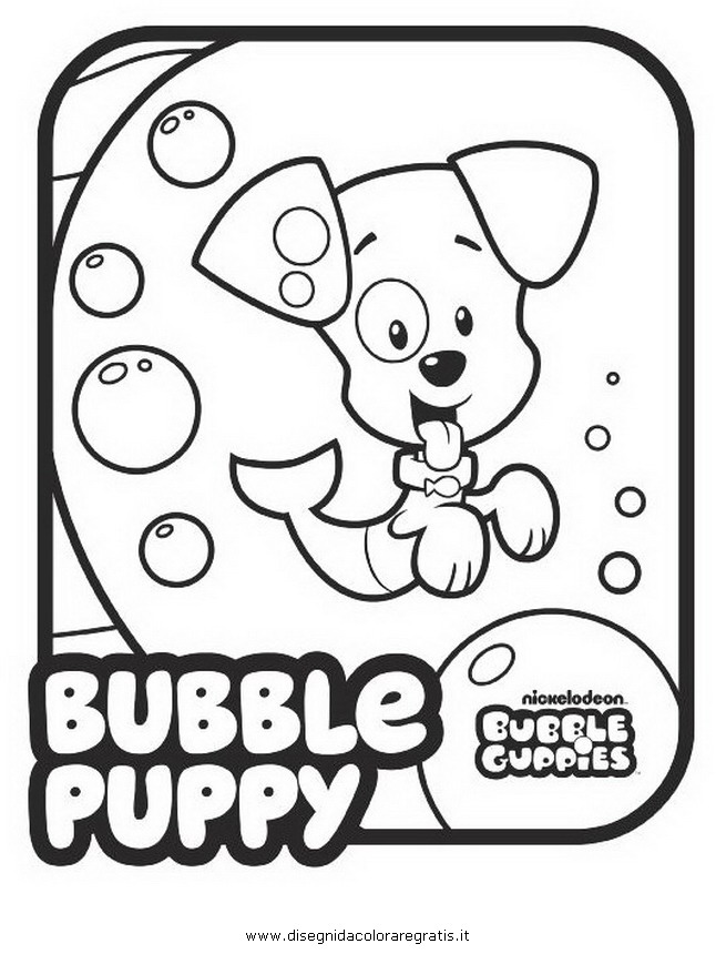 Bubble Guppies Color Pages