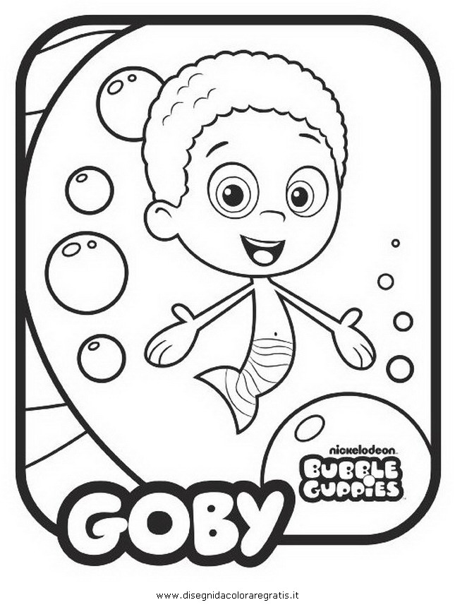 Bubble Guppies Printable Coloring Pages