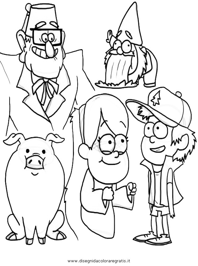mabel and dipper coloring pages - photo #39