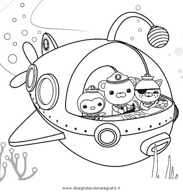octonauts coloring pages free - photo #7