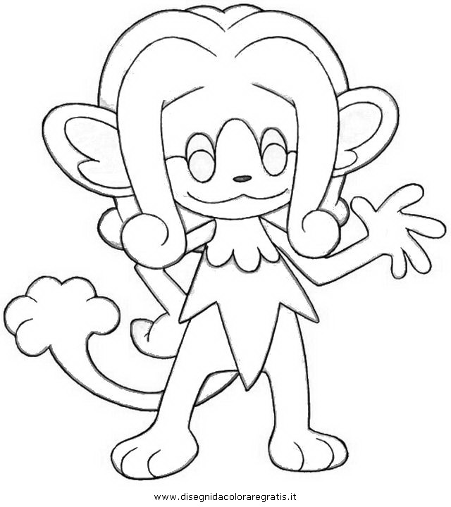 pokemon pansage coloring pages - photo #20