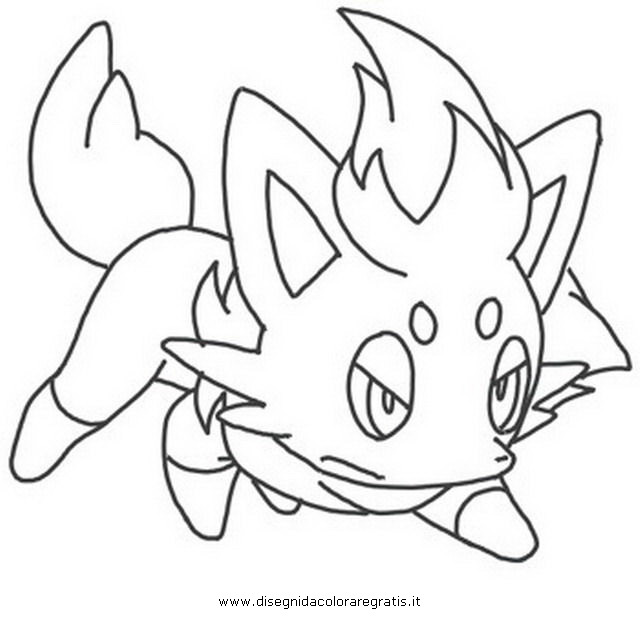 zoroark pokemon coloring pages - photo #27
