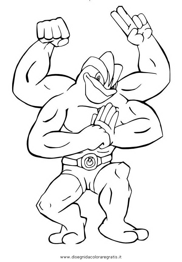 machamp pokemon coloring pages - photo #4