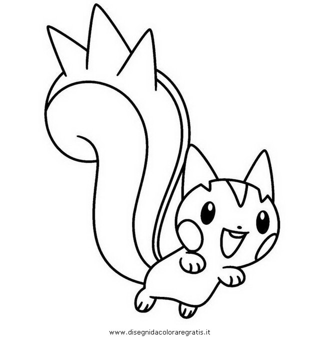 pachirisu coloring pages - photo #3