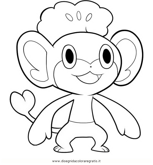 pokemon pansage coloring pages - photo #3