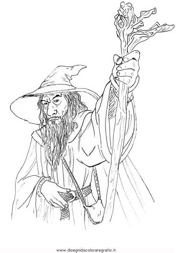 gandalf coloring pages - photo #42