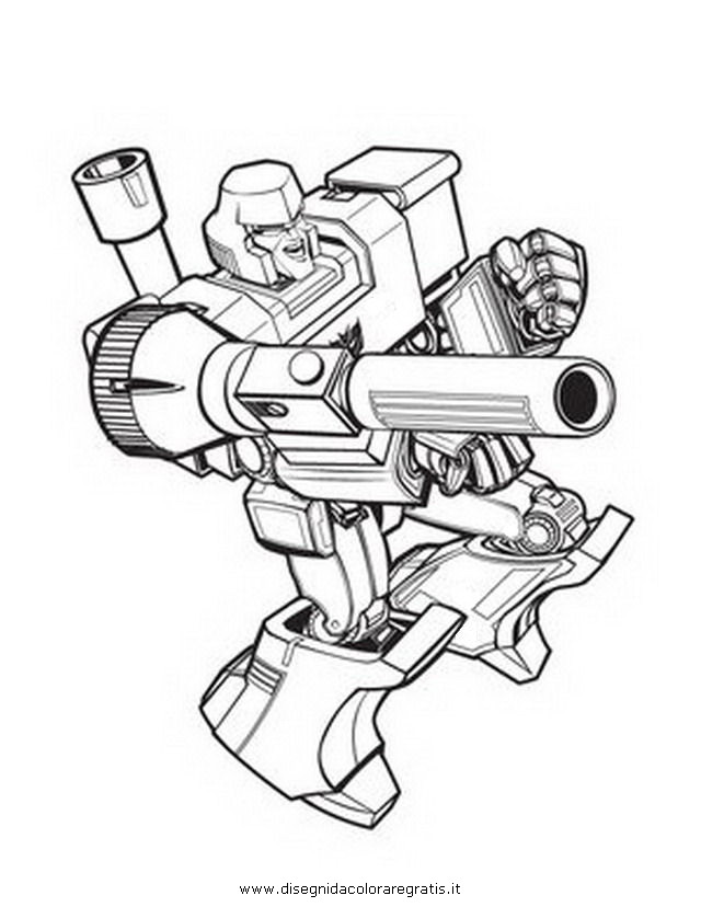 disegno transformersmegatron5 personaggio cartone