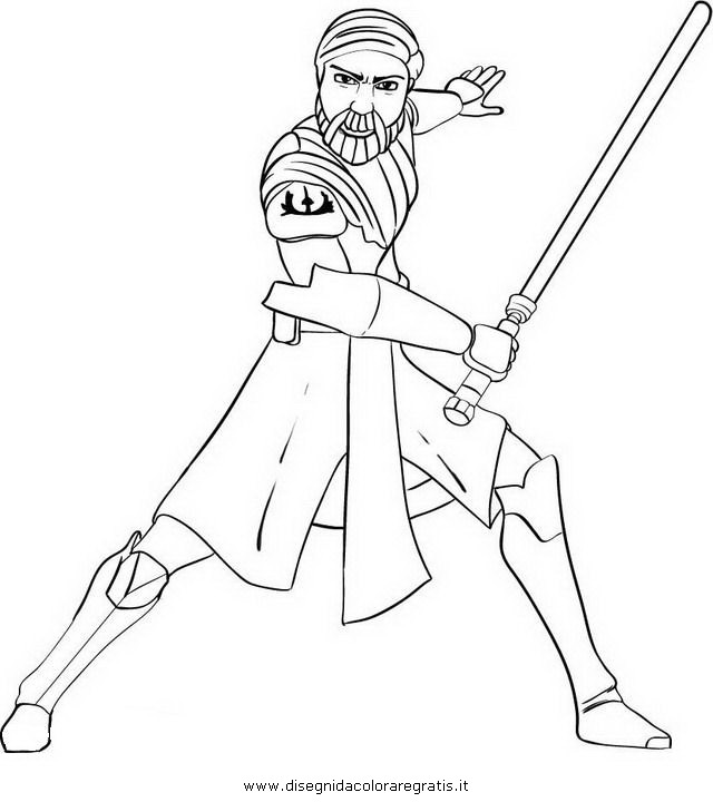 obi wan coloring pages - photo #1