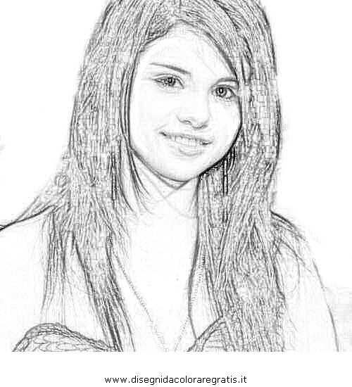 Coloring pages selena gomez