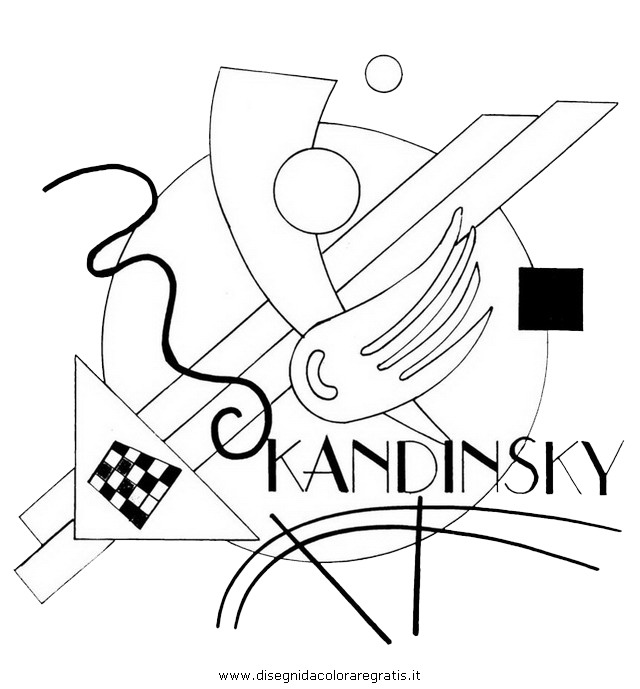kandinsky coloring pages for kids - photo #6