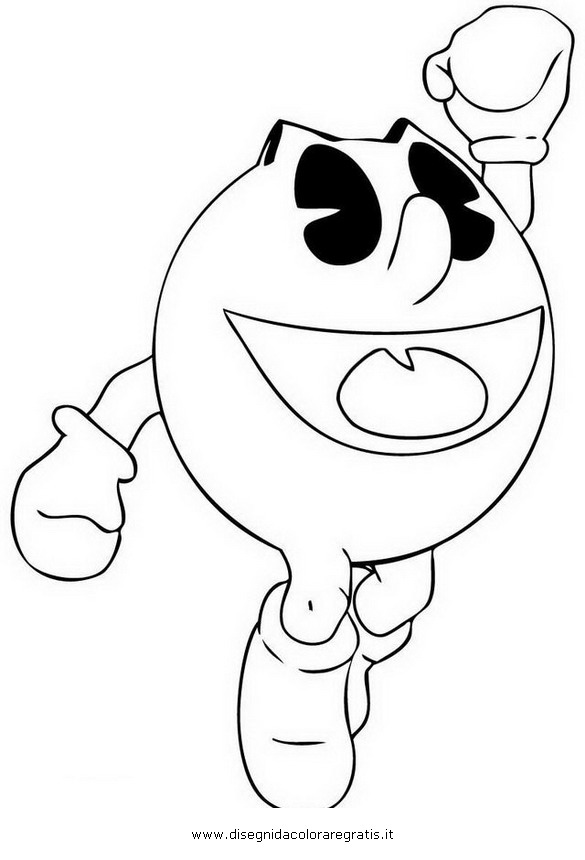 pac man coloring pages - photo #1