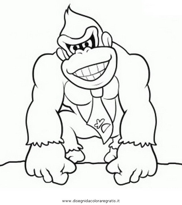 baby donkey kong coloring pages - photo #40