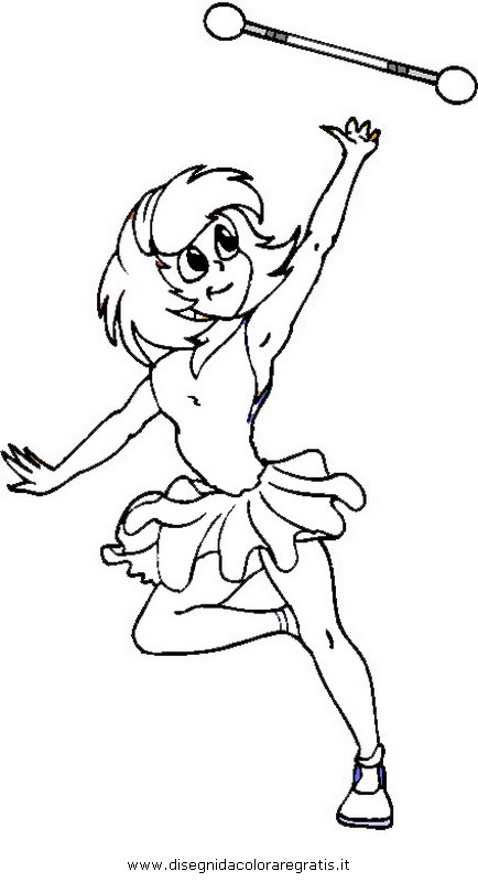majorette twirling coloring pages - photo #4