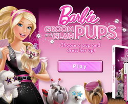 Barbie  giochi on line E IL CAGNOLINO