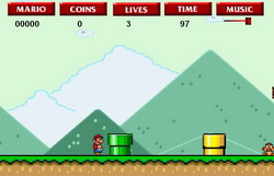 Super Mario Bros giochi on line panino enorme