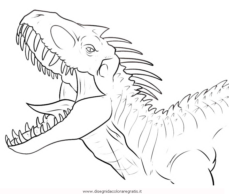 Disegno Indoraptor 3 Animali Da Colorare