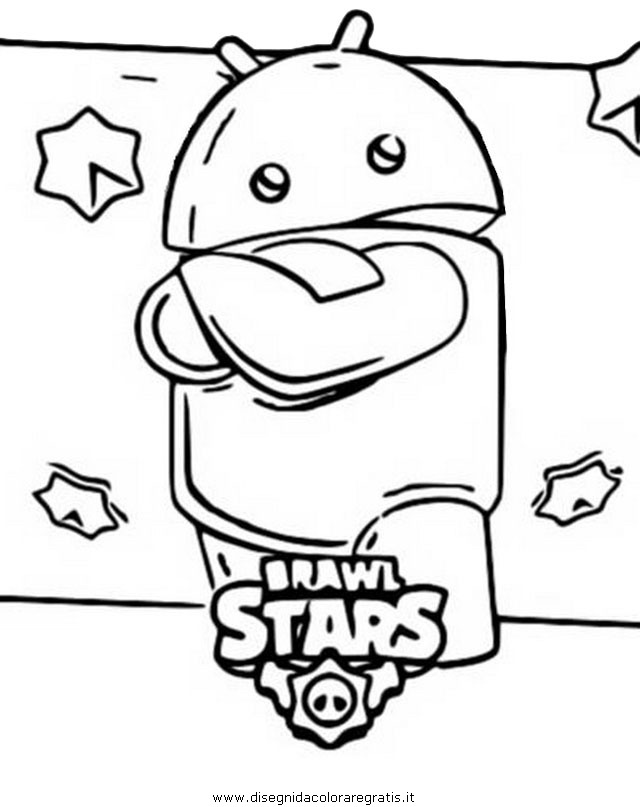 Disegno Brawl Stars 10 Personaggio Cartone Animato Da Colorare - disegni da colorare brawl stars nita