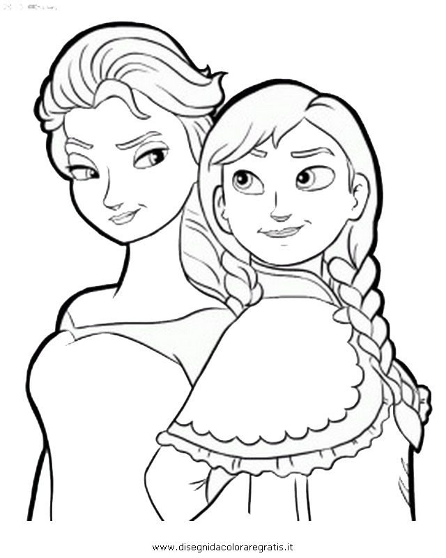 Disegno Frozen00 Personaggio Cartone Animato Da Colorare