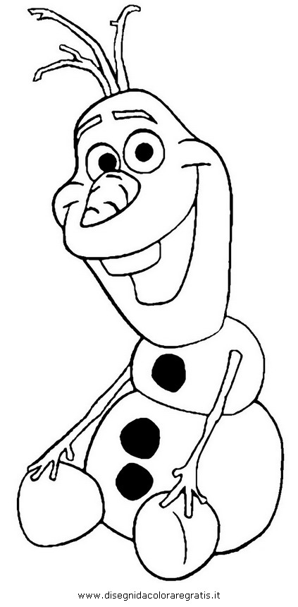 Disegno Frozen Olaf 32 Personaggio Cartone Animato Da Colorare