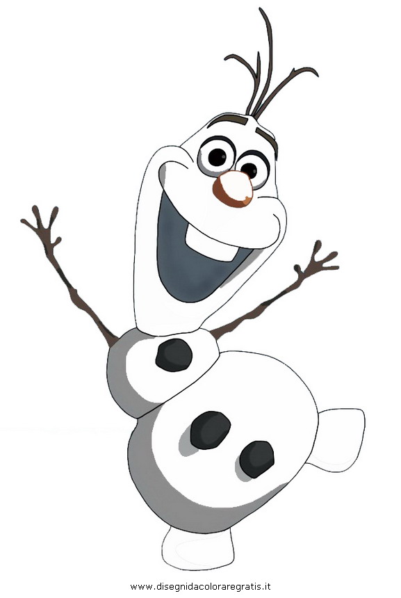 Disegno Frozen Olaf 34 Personaggio Cartone Animato Da Colorare