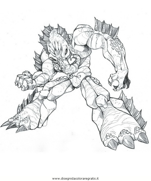 Disegno gormiti_12: personaggio cartone animato da colorare