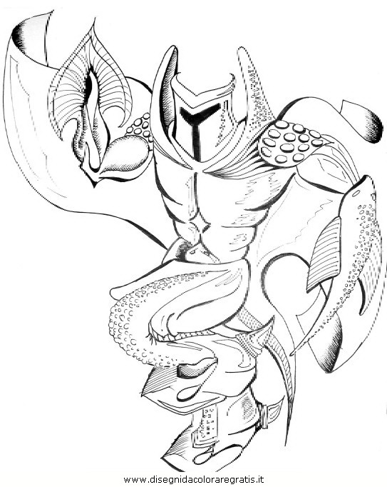 Disegno gormiti_41: personaggio cartone animato da colorare