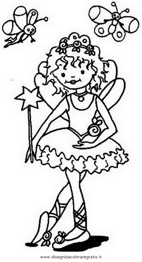 disegno lillifee31 personaggio cartone animato da colorare