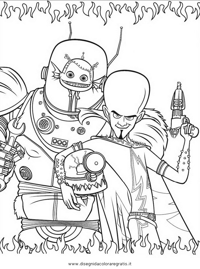 Megamind Coloring Pages