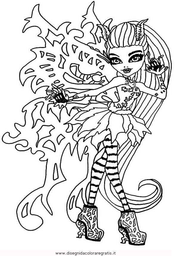 monster high coloring pages bonita femur coloring