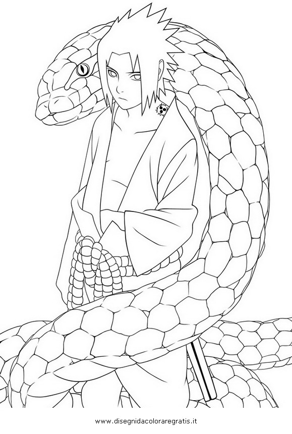 Disegno Naruto Sasuke 01 Categoria Cartoni Da Colorare