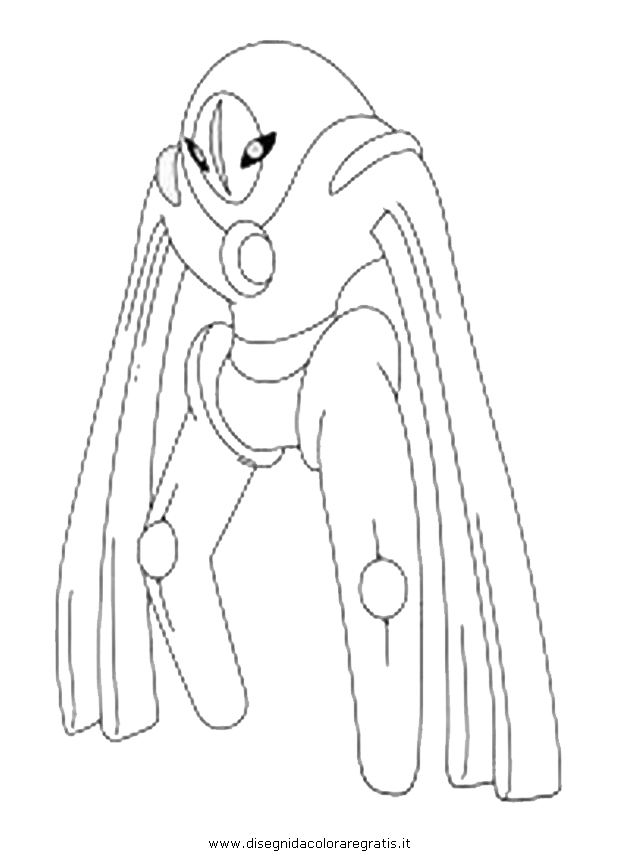  Pokemon  Deoxys  Coloring  Pages  Coloring  Pages 