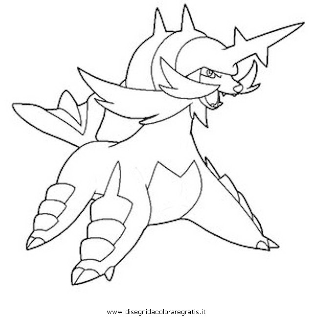 Disegno pokemon_samurott: personaggio cartone animato da colorare