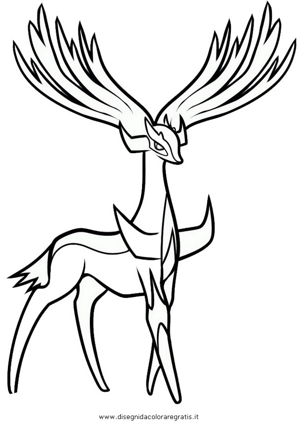  Pokemon  Xerneas And Yveltal  Coloring  Pages  Coloring  Pages 