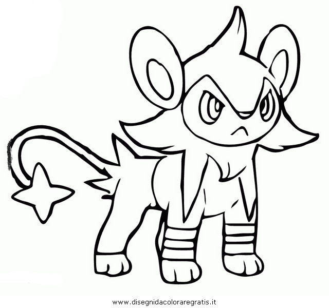 Mega Luxray Coloring Pages