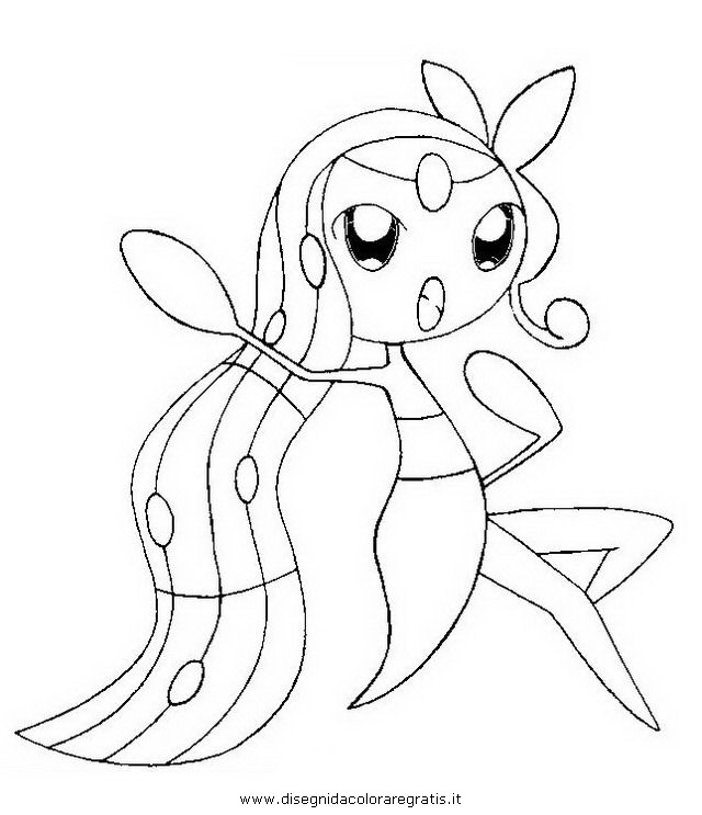 Pokemon Keldeo Coloring Pages