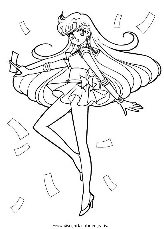 Disegno Sailor Moon 08 Personaggio Cartone Animato Da Colorare