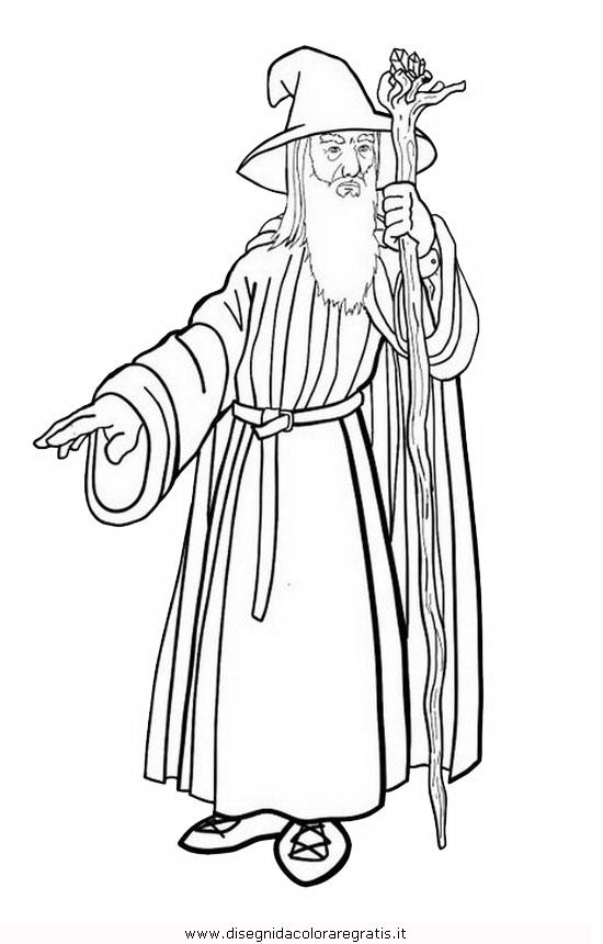 Gandalf Pages Coloring Pages