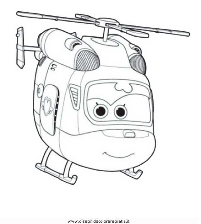 disegno superwings13 personaggio cartone animato da