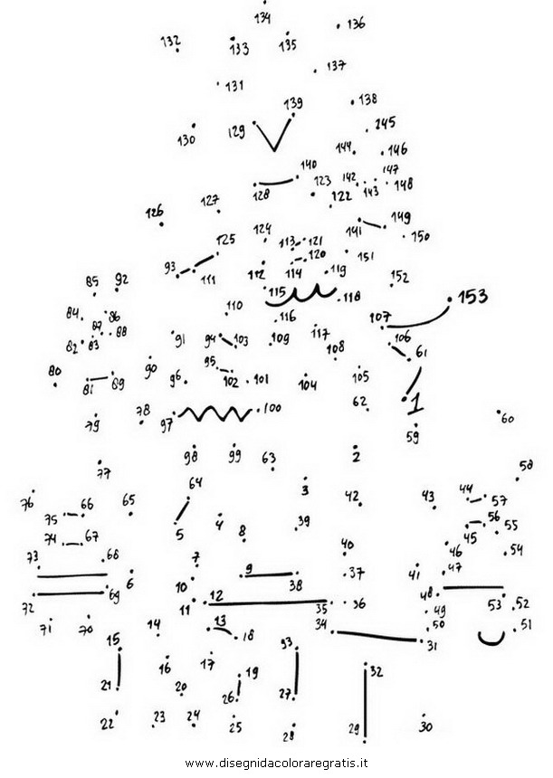 Disegni Di Natale Da Unire Con I Puntini.Disegno Unisci Puntini 10 Categoria Giochi Da Colorare