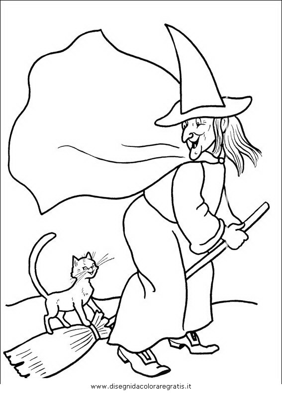 Disegno halloween_streghe_36 categoria halloween da colorare