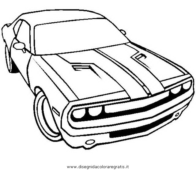 Disegno Dodge-Challenger categoria mezzi_trasporto da colorare