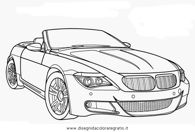 Disegno bmw_m6 categoria mezzi_trasporto da colorare