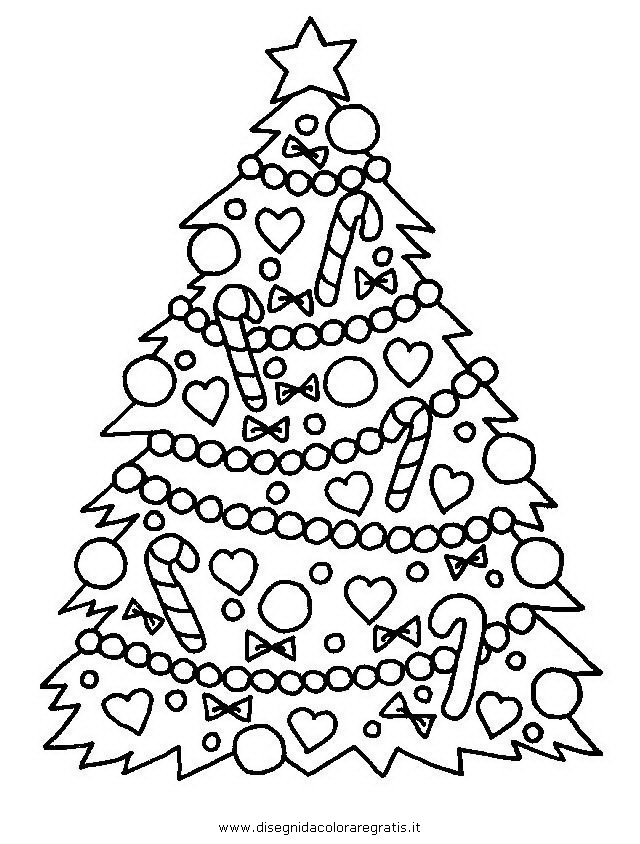 Disegni Di Natale Albero.Disegno Albero Natale 40 Categoria Natale Da Colorare