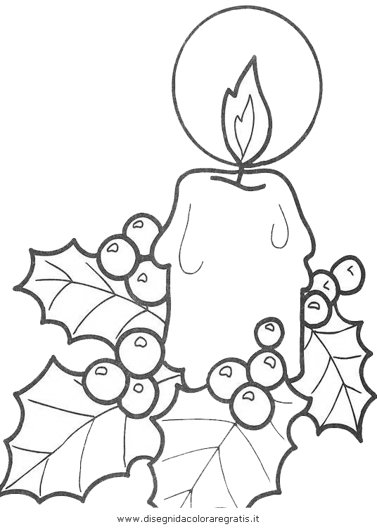 Disegni Di Natale Candele.Disegno Candela Candele 10 Categoria Natale Da Colorare