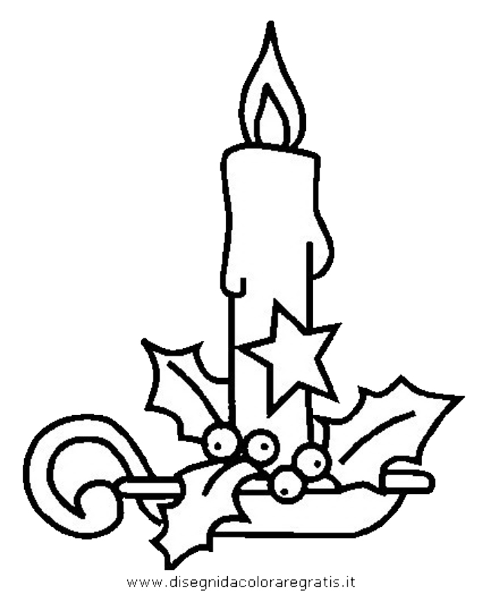 Disegni Di Natale Candele.Disegno Candela Candele 19 Categoria Natale Da Colorare