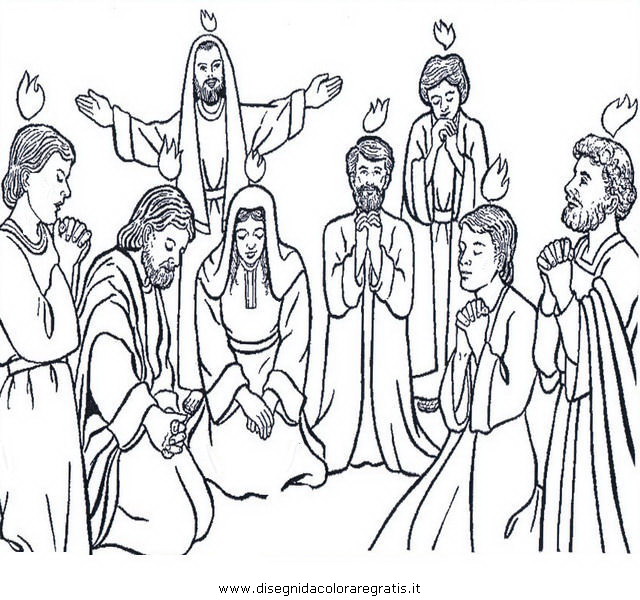 Disegno Pentecoste 2 Categoria Religione Da Colorare