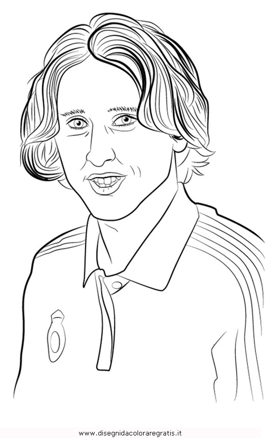 Download Disegno Luka-Modric categoria sport da colorare