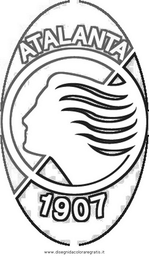 Disegno Atalanta Categoria Sport Da Colorare