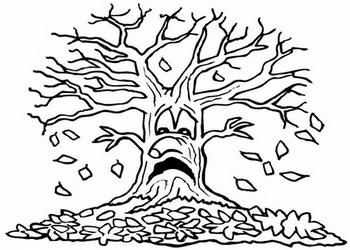 disegni da colorare sull'autunno
